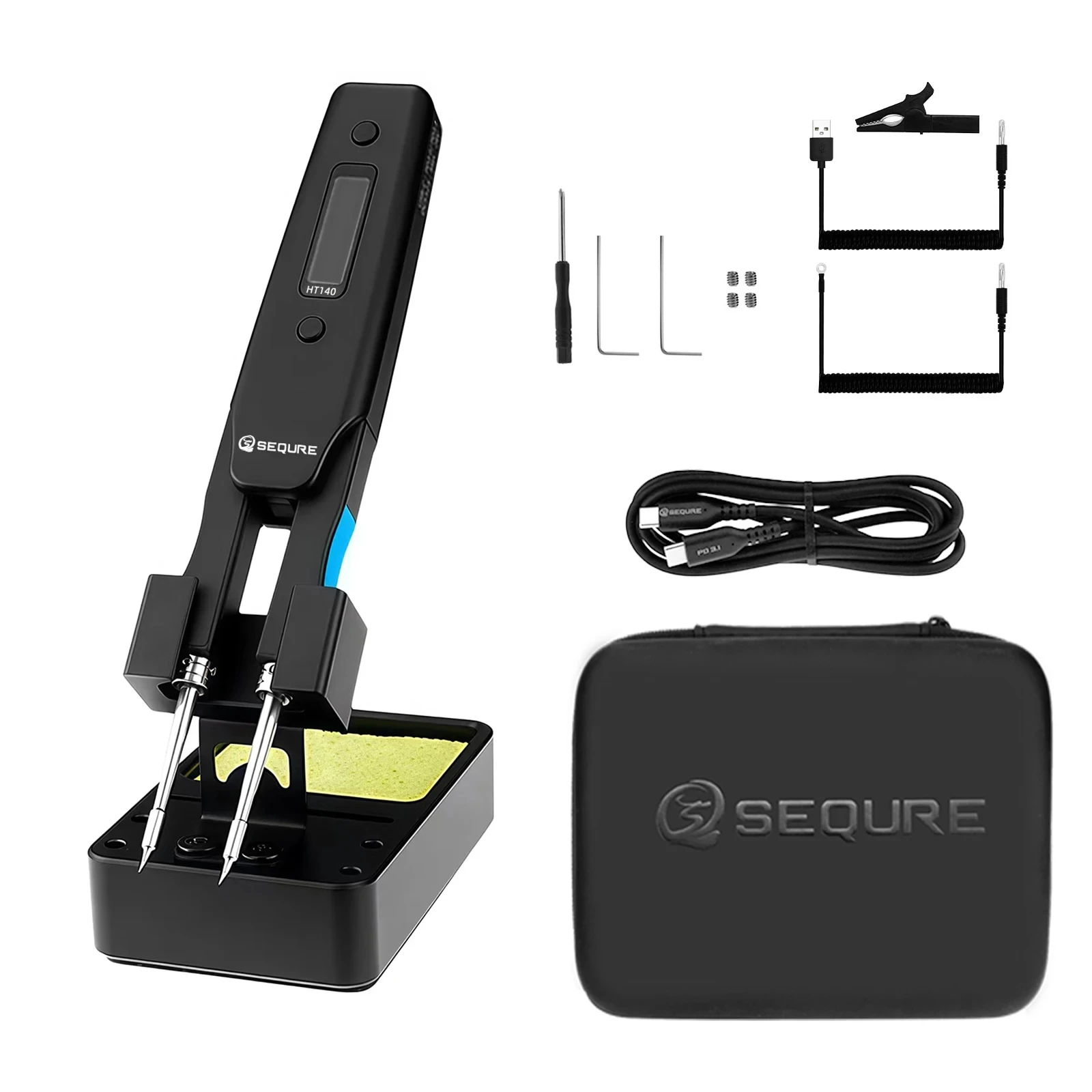 Паяльник-пинцет SEQURE HT140 2 – обзор и цена Smd Tweezer Set