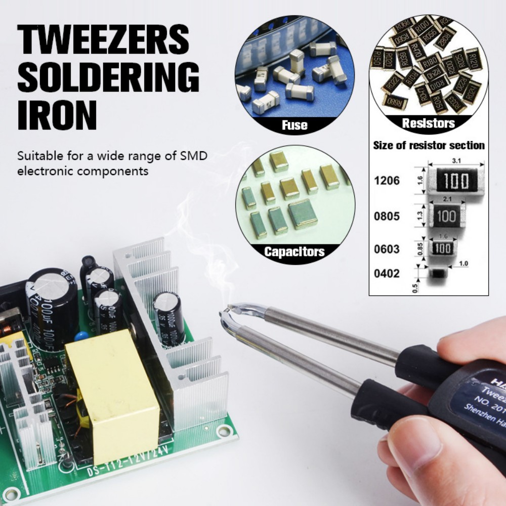 Паяльная ручка T12 – двухканал – обзор и цена Smd Tweezer Set