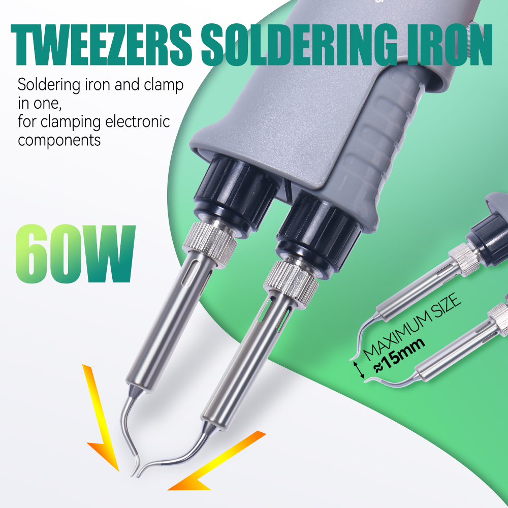 YIHUA 938D портативный пинцет  – обзор и цена Smd Tweezer Set