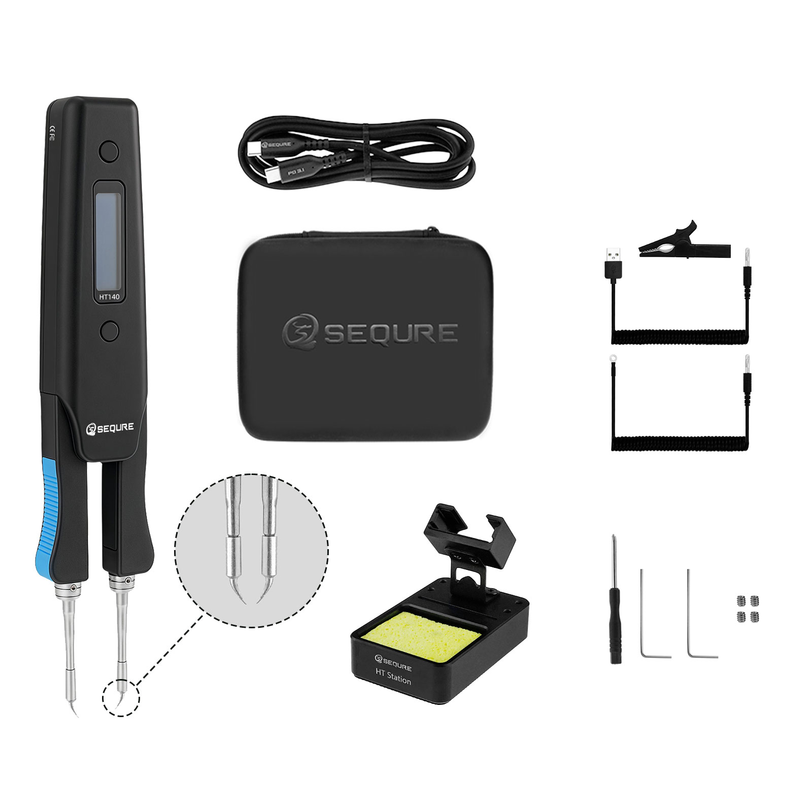Электрический пинцет с подогре – обзор и цена Smd Tweezer Set