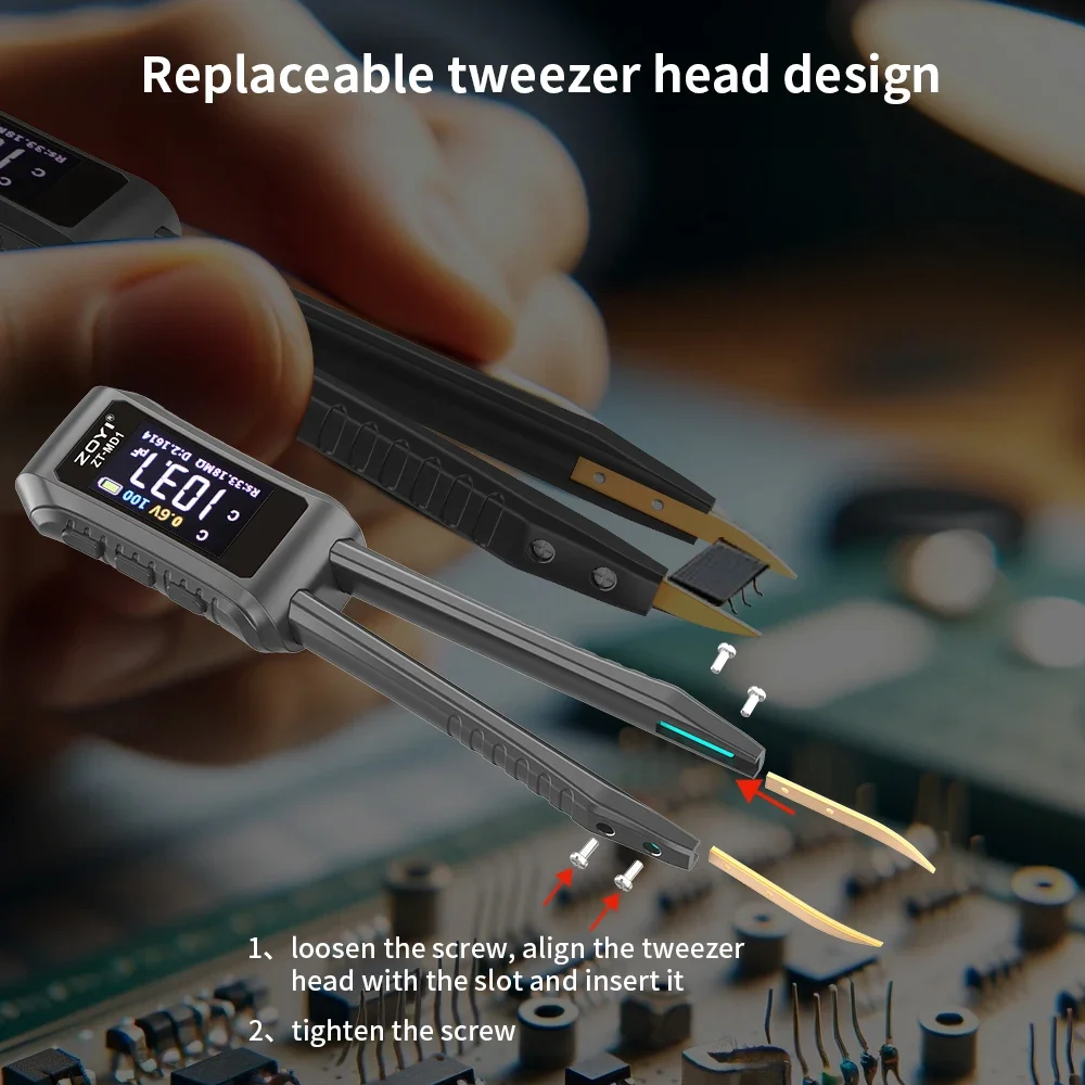 Цифровой мультиметр ZOYI ZT-MD – обзор и цена Smd Tweezer Set